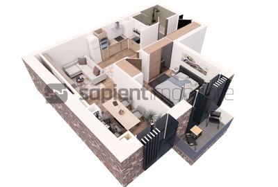 Apartament nou, modern cu 2 camere - Ultracentral -  Cuza Voda - 1