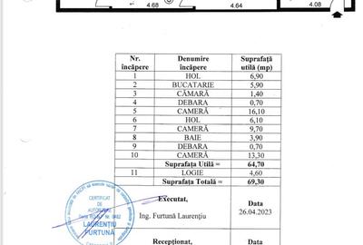 COMISION 0.Apartament 3 camere, Emil Racovita (piat sudului) - 1