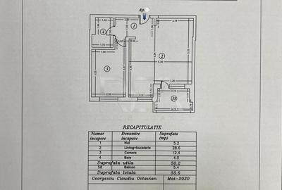 2 camere Mihai Bravu decomandat, centrală, an 2020, metrou, 55 mp - 8