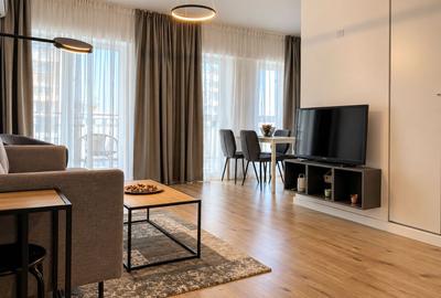 Apartament cu 3 camere decomandat, mobilat în Barbu Văcărescu