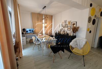 Apartament cu 2 camere semidecomandat, mobilat în Florești