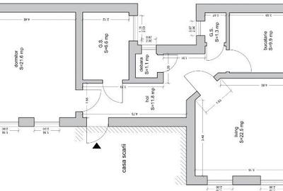 Apartament 2 camere decomandate Bulevardul Victoriei - 9
