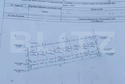Teren Construcții intravilan de 5000 mp, în Bârnova