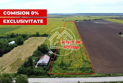 Teren Construcții intravilan de 400 mp, în Creața