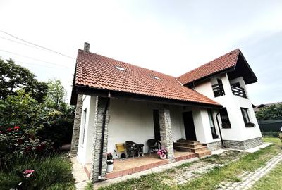 Mogosoaia,apr.lac,toate utilitatile,S+P+Em,individuala,rustica,cocheta,semineu - 2