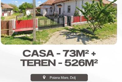Casă individuală cu 3 camere în Poiana Mare
