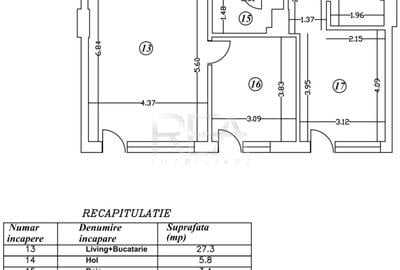 3 camere luminos cu gradina Ultracentral - 14