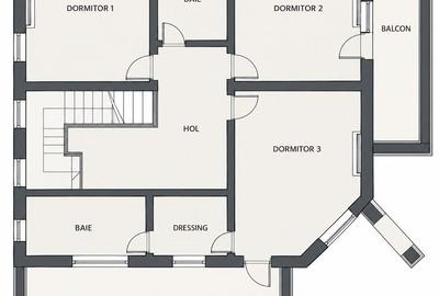 Casa individuala 4 camere, 3 bai, S+P+ET,  garaj, terasa - 39