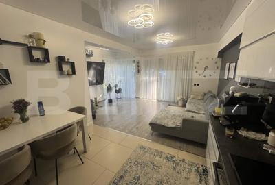 Apartament cu 3 camere semidecomandat, mobilat în Nicolina