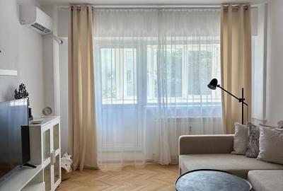 Apartament cu 2 camere decomandat, mobilat în Dorobanți