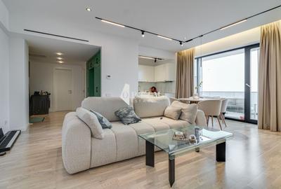 Apartament cu 2 camere semidecomandat, mobilat în Pipera
