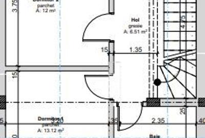 Sacalaz, 1/2 Duplex pe Etaj, 4 Camere,2 Bai,Terasa Acoperita - 20