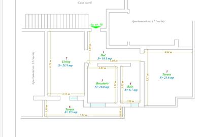 Apartament 2 camere | Terasă 23 mp + Balcon 10 mp | Bloc 2021 | 85.990 - 11