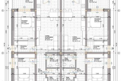 Duplex cu 3 camere în Sud-Est
