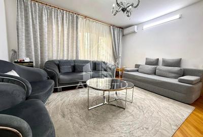 Apartament cu 3 camere semidecomandat, mobilat în Girocului