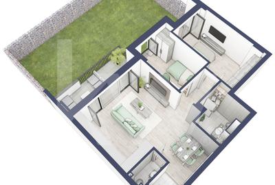 Apartament 3 camere, Parter, intabulare vara 2026 - 4