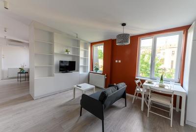 Apartament cu 2 camere nedecomandat, mobilat în Obor