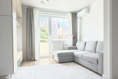 Apartament cu 2 camere semidecomandat, mobilat în Floreasca