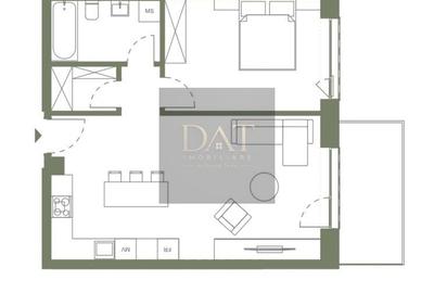 Apartament cu 2 camere în ansamblul ERA by Hexagon - 5
