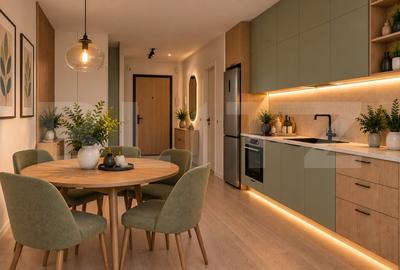Apartament cu 2 camere semidecomandat în Lunca Cetățuii