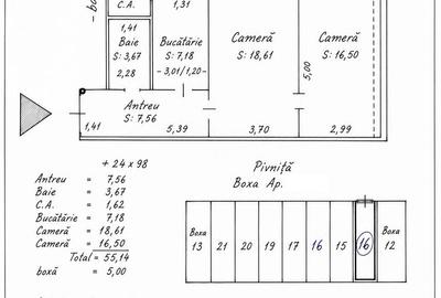 Apartament modern 3 camere etaj 2/3 strada Horea - Central - 8