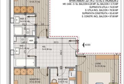 Apartament 3 camere Theodor Pallady,Metrou Teclu,Finalizare rapida - 1