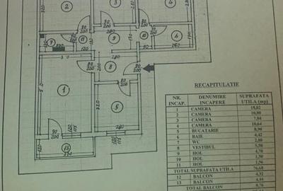 Ap decomandat 4 camere , 2 bai si 2 balcoane-zona Colentina bloc 1986 - 22