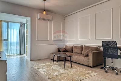 Apartament cu 2 camere semidecomandat, mobilat în Străulești