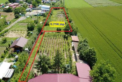Teren Construcții intravilan de 1714 mp, în Nord