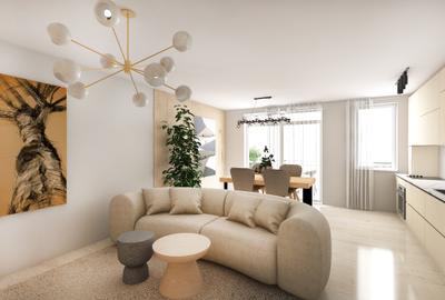 Apartament 2 camere 49,5 mp + balcon - finisat la cheie - parcare proprie - 6