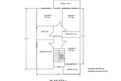 Casa individuala la cheie: 5 camere, 165 mp utili, 600 mp teren,  zona Oasului - 18