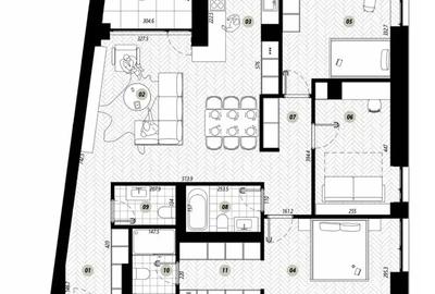 Apartament 4 camere cu grădină – zona Pipera Plaza - 6