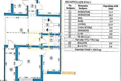 1/2 Duplex  S+D+P+2E, 455 mp in zona centrala a mun. Bacau - 14