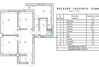 Bucurestii Noi, Biserica Basilescu, casa 93mp, 4 camere, teren 400mp - 2