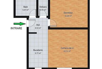 Apartament de 2 camere mobilat si utilat cu loc de parcare in Selimbar - 9