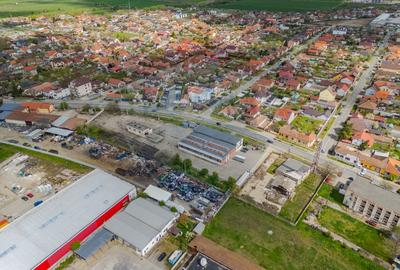 Teren 7619mp cu hala industriala/comerciala, FS - 110 ml de vanzare - 10