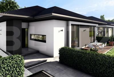 Casă individuală în Sânpetru – 4 camere, tavane 3 m, geamuri mari 215.000EUR - 2