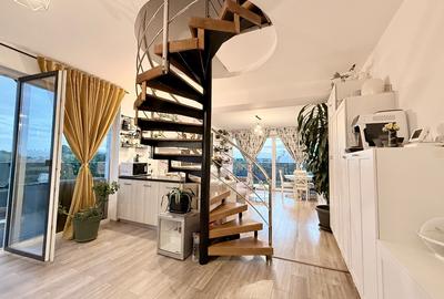 Penthouse pe două niveluri, terasa in forma de L (40 mp) - 1