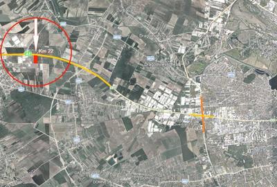 Teren 10,1 Ha cu deschidere 218 ml  la A1 - km 22 - 1