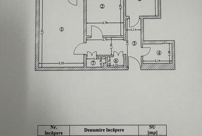 Apartament cu 2 camere decomandat în Titan