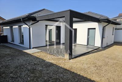 Casa individuala pe un singur nivel - 120 mp, teren 390 mp - 1