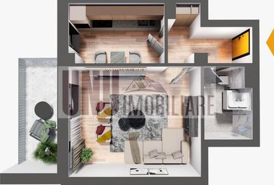 Apartament 1 camera,Nicolina,bloc nou - 1