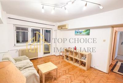 Apartament cu 3 camere semidecomandat, mobilat în Banu Manta