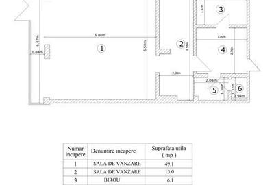 Spațiu comercial, de 80 mp, în Sălăjan