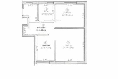 Apartament 3 camere, confortabil, etajul 2 , Giarmata Vii, Timiș, comision 0% - 2