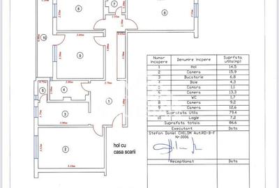 Mută-te imediat! 4 camere modern renovate, 86 mp total, lift - 11