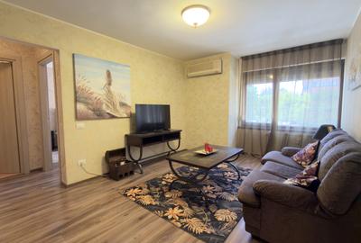 Apartament cu 2 camere semidecomandat, mobilat în Ștefan cel Mare