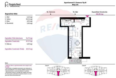 De vanzare | Studio | Bloc nou | Pipera - 4