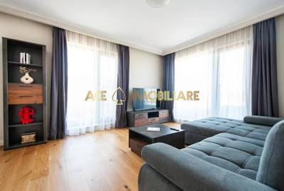 Apartament cu 2 camere semidecomandat, mobilat în Băneasa