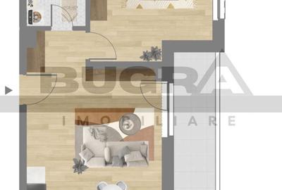 Apartament 2 camere, 54mp, balcon, garaj, zona C. Coposu - 3
